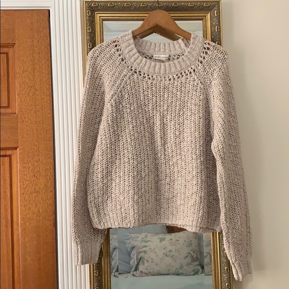 Cropped knit sweater - Picture 1 of 4